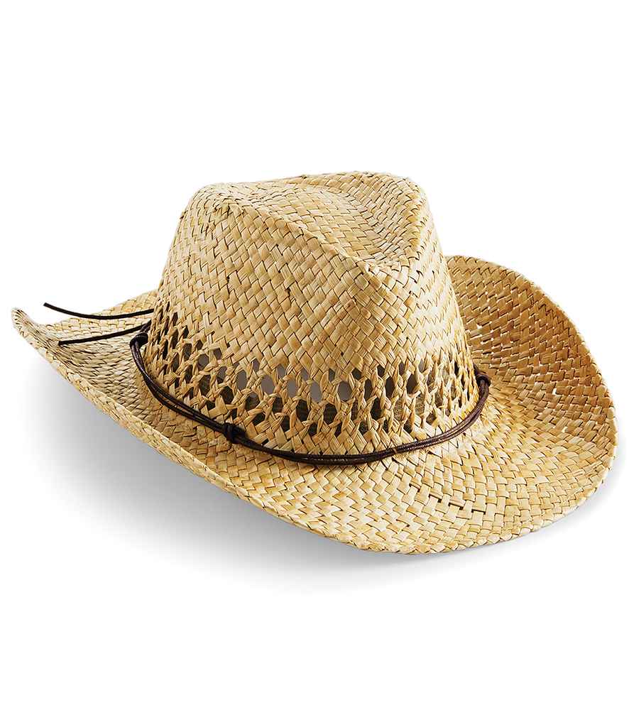 Beechfield Straw Cowboy Hat - UK Merchandising