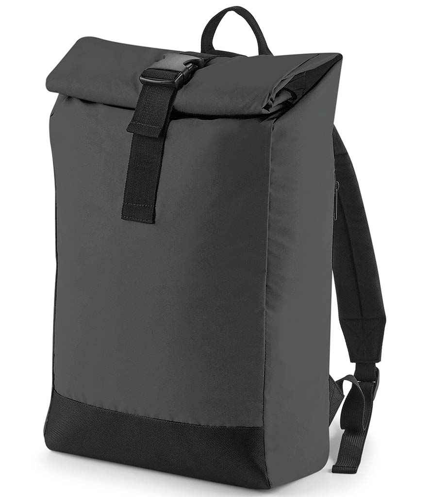 BagBase Reflective Roll-Top Backpack - UK Merchandising