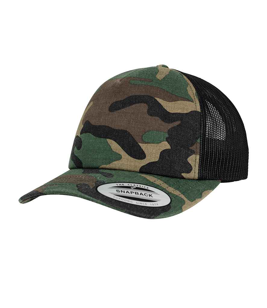 Flexfit Classic Camo Trucker Cap - UK Merchandising