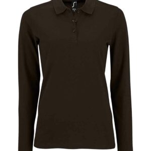 SOL'S Ladies Perfect Long Sleeve Piqué Polo Shirt