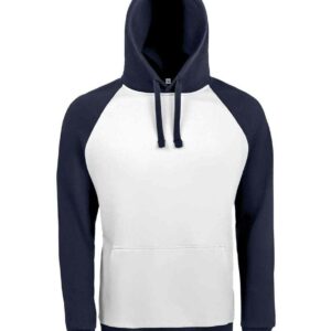 SOL'S Unisex Seattle Contrast Raglan Hoodie