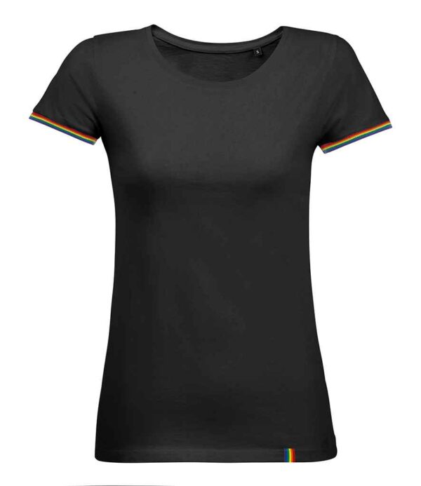 SOL'S Ladies Rainbow T-Shirt