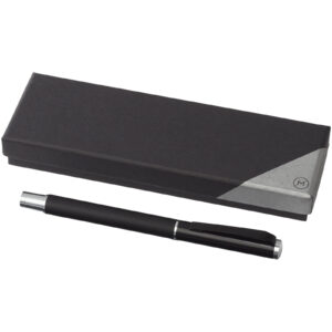 Pedova rollerball pen with leather barrel