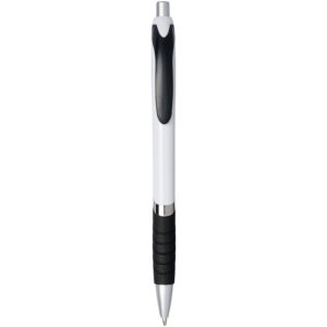 Turbo ballpoint pen with white barrel