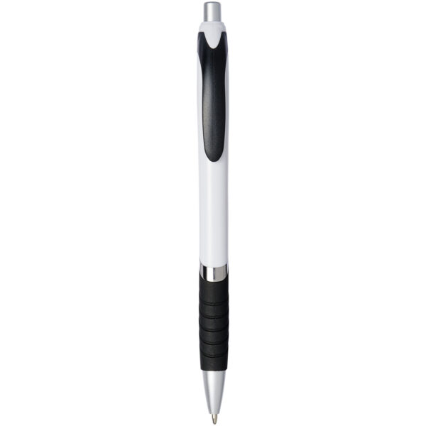 Turbo ballpoint pen with white barrel