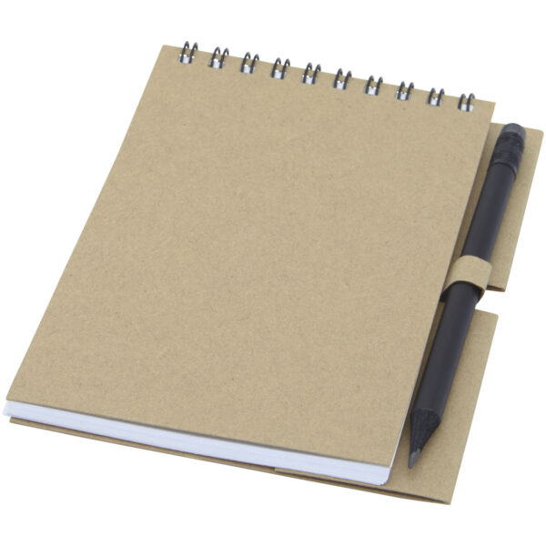 Luciano Eco wire notebook with pencil - small