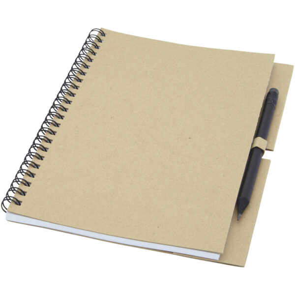 Luciano Eco wire notebook with pencil - medium