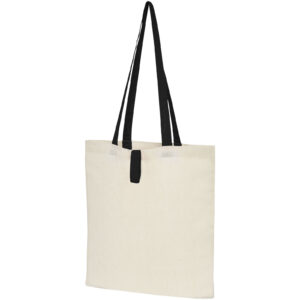 Nevada 100 g/m² cotton foldable tote bag 7L