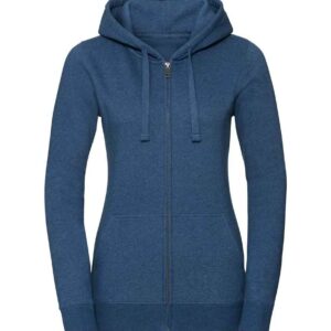 Russell Ladies Authentic Melange Zip Hoodie