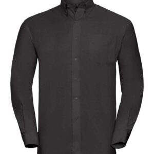 Russell Collection Long Sleeve Easy Care Oxford Shirt