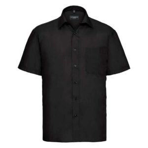 Russell Collection Short Sleeve Easy Care Poplin Shirt