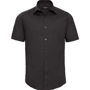 Russell Collection Short Sleeve Easy Care Fitted Shirt