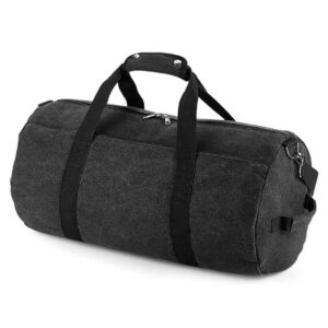 BagBase Vintage Canvas Barrel Bag