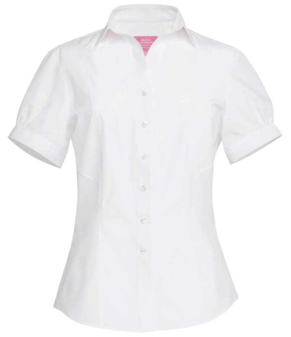 Brook Taverner Ladies Paduli Short Sleeve Poplin Shirt