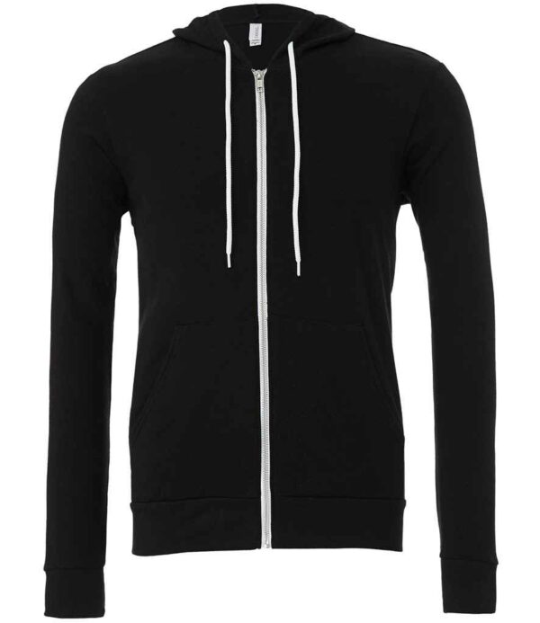 Canvas Unisex Full Zip Hoodie