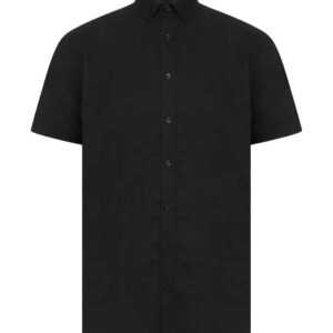 Henbury Modern Short Sleeve Regular Fit Oxford Shirt