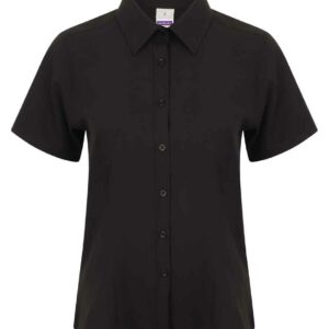 Henbury Ladies Short Sleeve Wicking Shirt