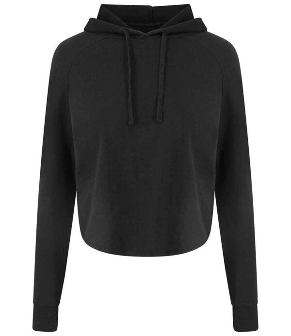 AWDis Ladies Cool Cross Back Cropped Hoodie