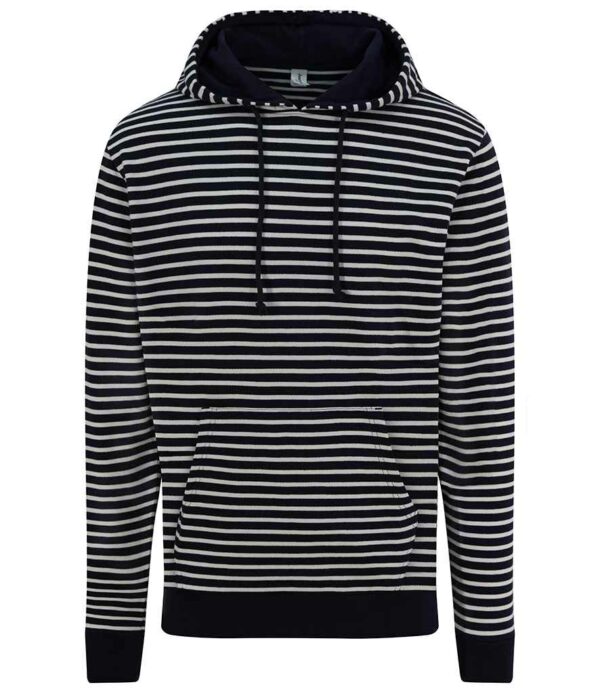 AWDis Nautical Striped Hoodie