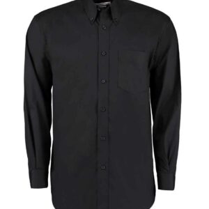 Kustom Kit Premium Long Sleeve Classic Fit Oxford Shirt