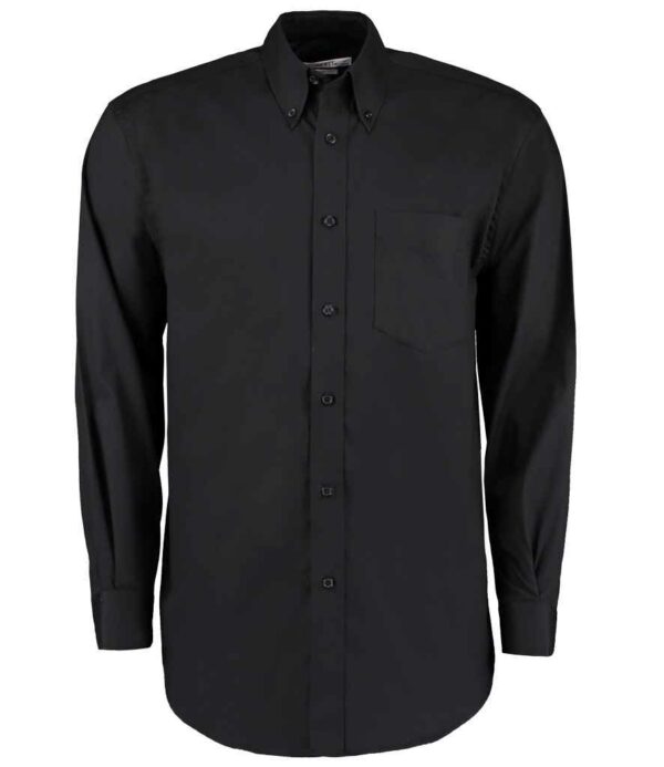 Kustom Kit Premium Long Sleeve Classic Fit Oxford Shirt