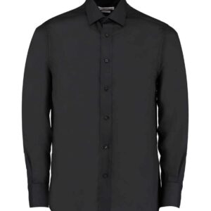 Kustom Kit Long Sleeve Tailored Business Shirt