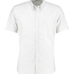 Kustom Kit Short Sleeve Slim Fit Oxford Shirt