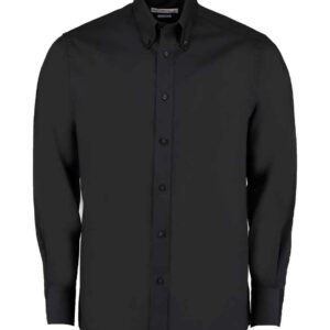 Kustom Kit Premium Long Sleeve Tailored Oxford Shirt