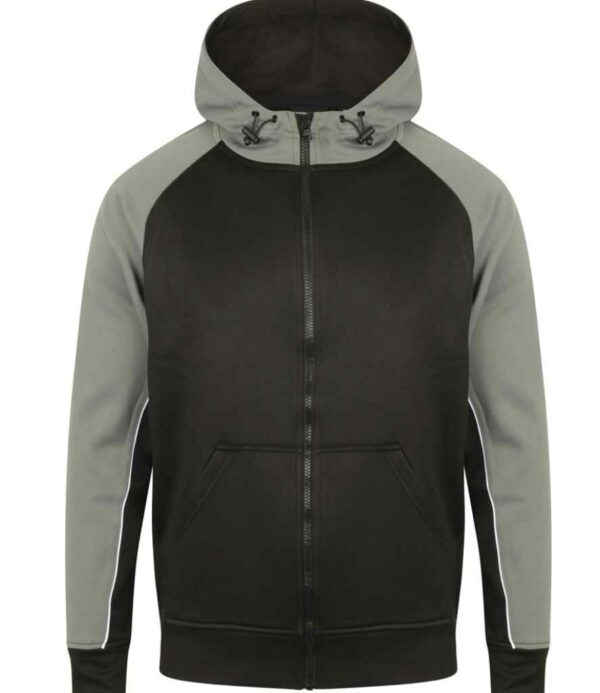 Finden and Hales Panelled Sports Hoodie