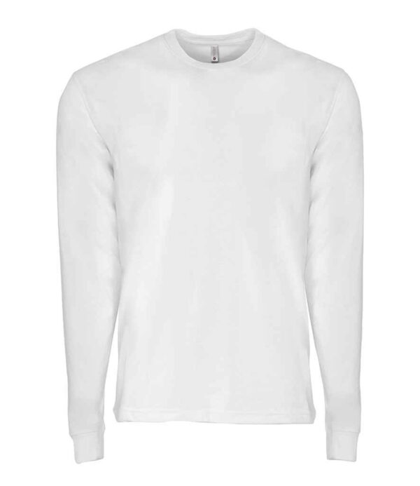 Next Level Apparel Unisex Sueded Long Sleeve Crew Neck T-Shirt