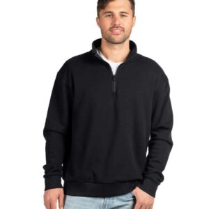 Next Level Apparel Unisex 1/4 Zip Sweatshirt