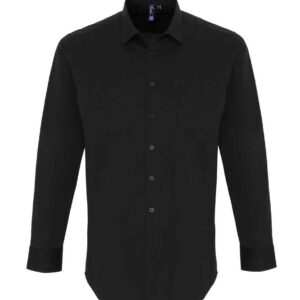 Premier Long Sleeve Stretch Fit Poplin Shirt