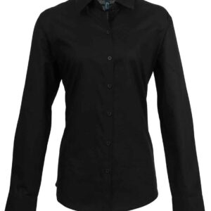 Premier Ladies Signature Long Sleeve Oxford Shirt