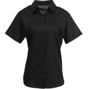 Premier Ladies Signature Short Sleeve Oxford Shirt