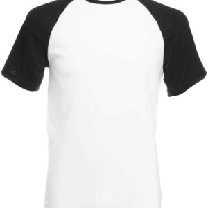 Fruit of the Loom Contrast Baseball T-Shirt