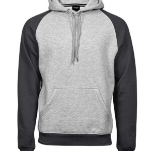 Tee Jays Two Tone Raglan Hooded Sweatshirt