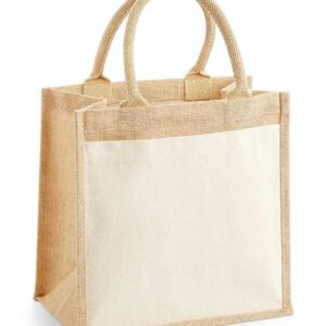 Westford Mill Pocket Jute Midi Tote