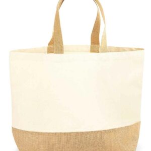 Westford Mill Jute Base Canvas Tote XL