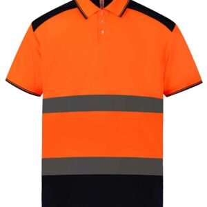 Yoko Two Tone Short Sleeve Polo Shirt