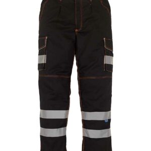 Yoko Hi-Vis Cargo Trousers with Knee Pad Pockets