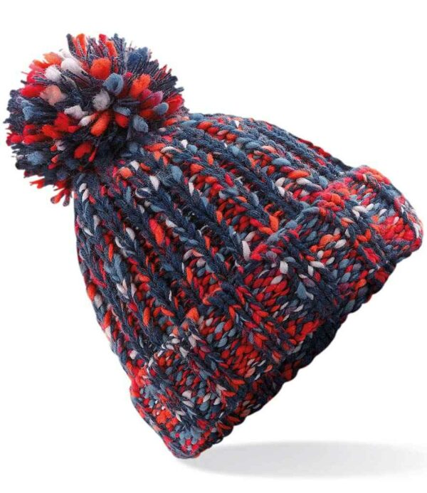 Beechfield Twister Pom Pom Beanie