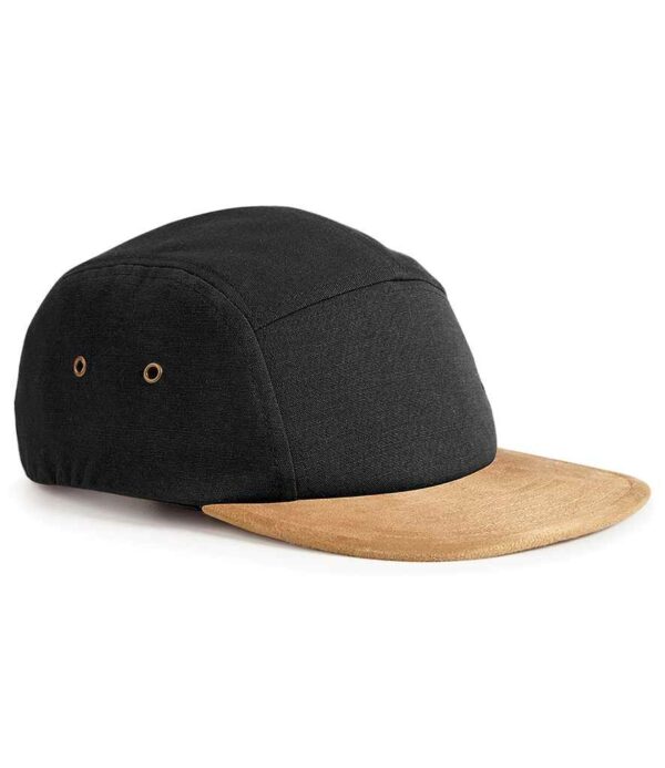 Beechfield Suede Peak 5 Panel Cap