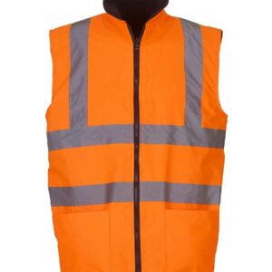 Yoko Hi-Vis Reversible Fleece Bodywarmer