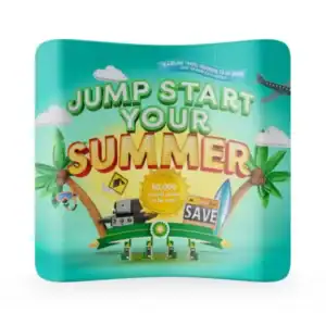 2.4m Soft Touch Curve Display