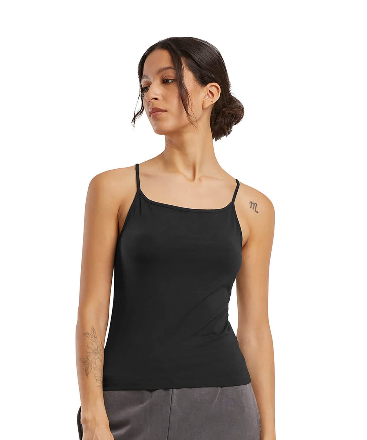 Womens stretch Jersey short slim top