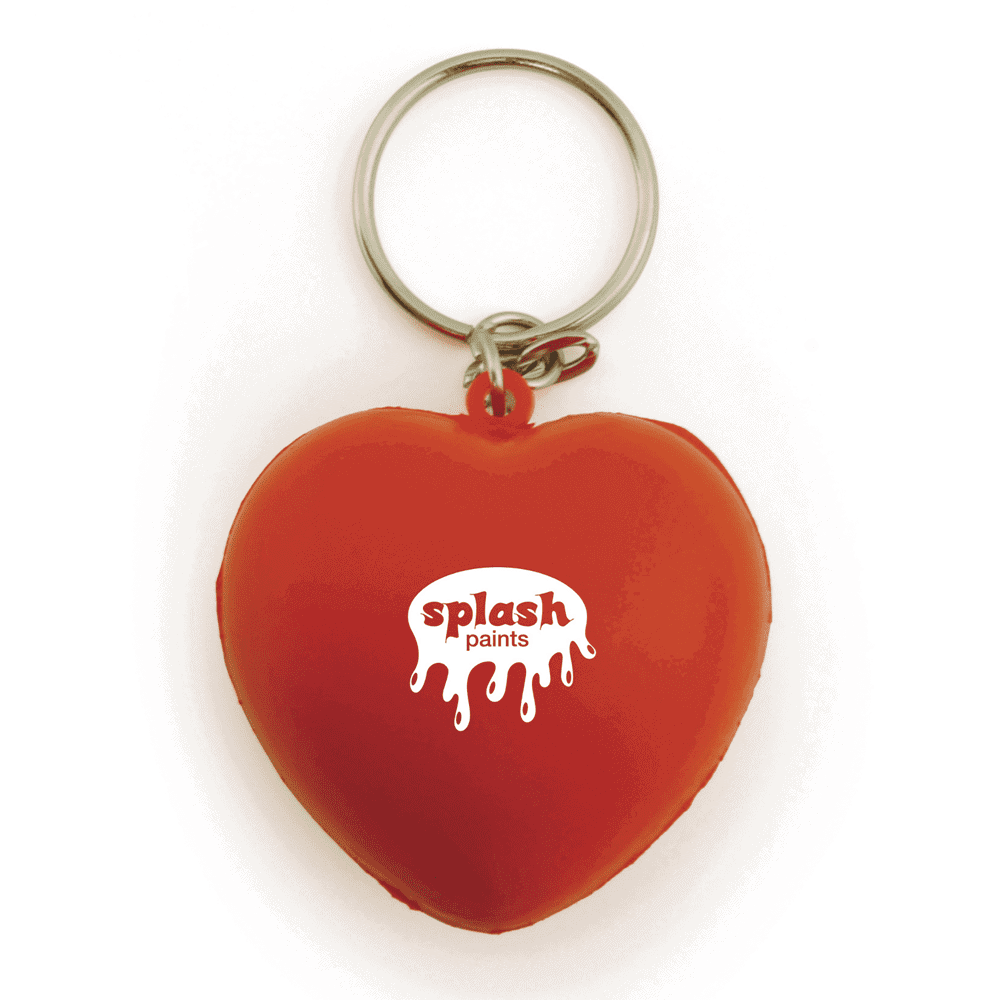 Stress Heart Keyring