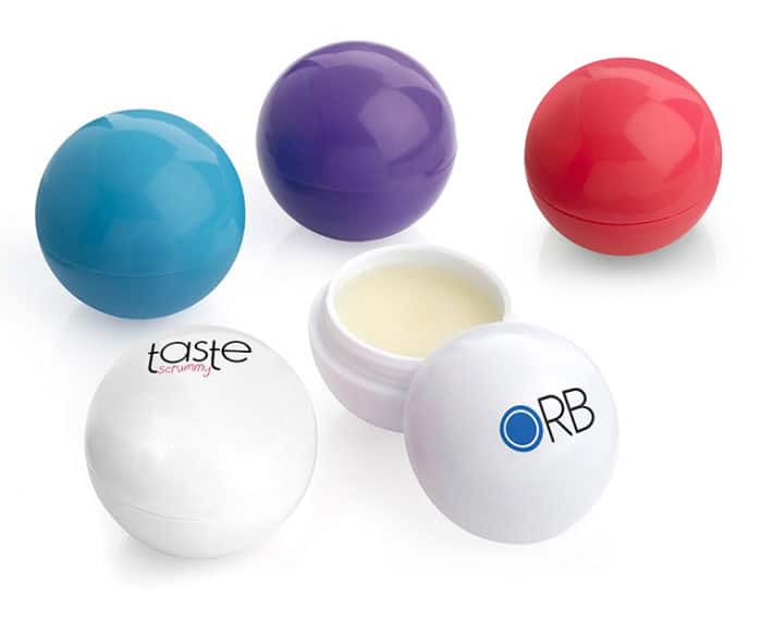 Purple Ball Shaped Lip Balm