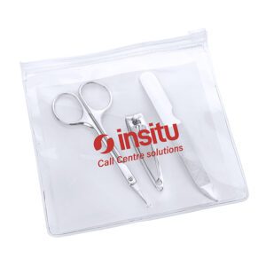 3 Piece Silver Coloured Nail Care Manicure Set