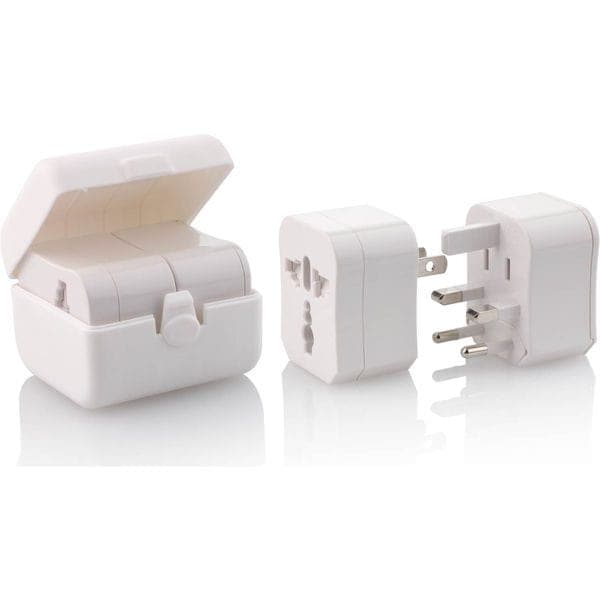 Travel Adaptor in presentation case
