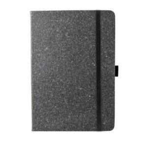 Albany Recycled Leather Notebook - Hard Cover